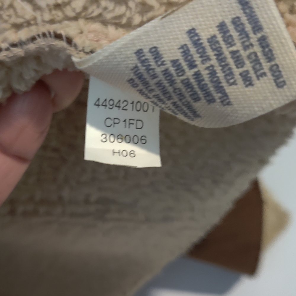 Old Navy Faux Suede & Sherpa Coat, Chestnut, Women's LG - Picture 6 of 8